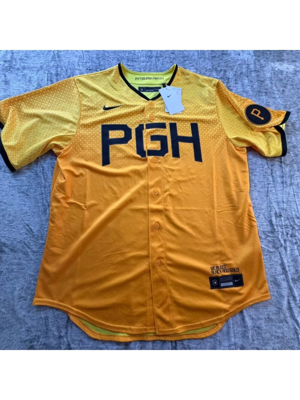Pittsburgh Pirates Baseball Jersey Nike PGH Mens Size L MLB